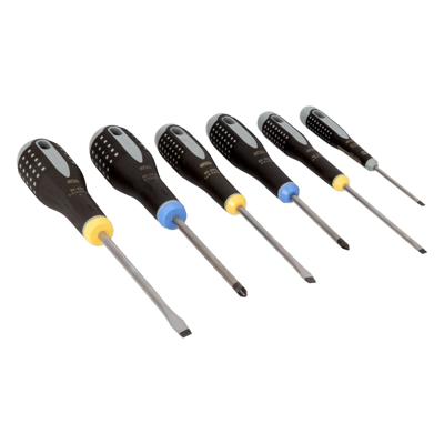 Bahco Schroevendraaierset ERGO™ Sleuf/Pozidriv 6-delig - BE-9882