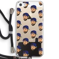 Drake Away: iPhone 5 / 5S / SE Transparant Hoesje met koord