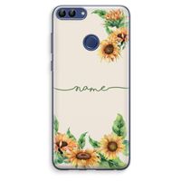 Zonnebloemen: Huawei P Smart (2018) Transparant Hoesje