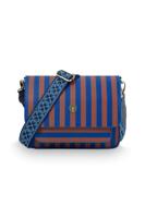 Pip Studio Fenna Schoudertas Medium Streep Blauw
