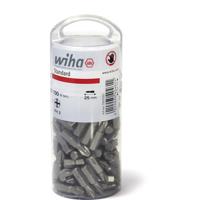 Wiha 7930002 Bit Standard 25 mm Phillips (PH2) 100-delig 1/4" in grootverpakking - 40461