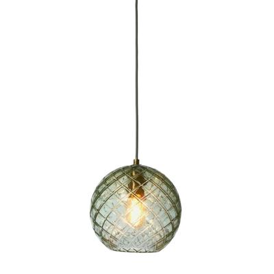 Hanglamp glazen Venice bol - groen