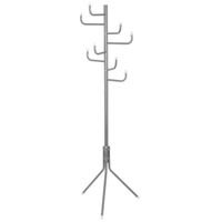 Kapstok - grijs - metaal - 8 haaks - 53 x 47 x 171 cm