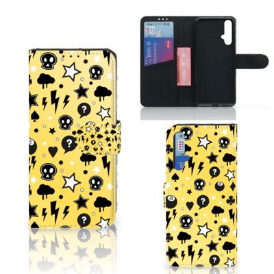 Telefoonhoesje met Naam Honor 20 Punk Geel Telefoonhoesje met Naam Honor 20 Punk Geel