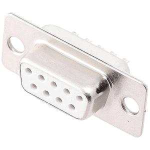 encitech DM09-SS-W 2108-0200-11 D-sub female connector 180 ° Aantal polen: 9 Soldeerkelk 1 stuk(s) Tray