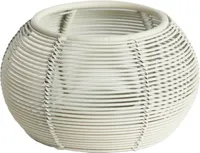 Light & Living theelichthouder metaal biano 11x7cm crème