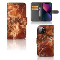 iPhone 13 Mini | Bookcase | Marmer Bruin