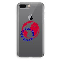Run The World: iPhone 8 Plus Transparant Hoesje