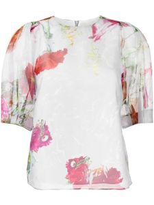 Ted Baker blouse Aymee à manches bouffantes - Gris