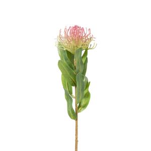 Kunstbloem speldenkussen - roze - 48 cm