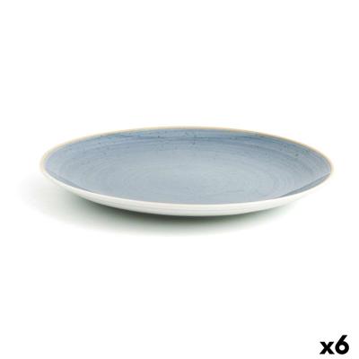 Eetbord Ariane Terra Blauw Keramisch Ø 31 cm (6 Stuks)