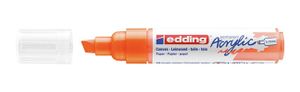 Edding 5000 Acrylic Marker Broad permanente marker Beitelvormige punt Oranje 1 stuk(s)