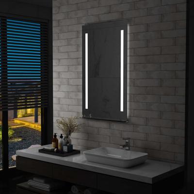 Badkamerspiegel LED met schap 60x100 cm