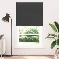 VidaXL Rolgordijn verduisterend 140x210 cm stofbreedte 136,6 cm zwart