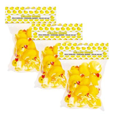 Badeendjes in het geel - badspeelgoed - 36x stuks - mini formaat - 3 cm - Speelgoed - Badspeeltjes