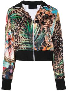 Philipp Plein veste à imprimé baroque - Noir