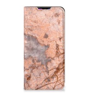 Xiaomi Redmi 9 Standcase Marmer Oranje