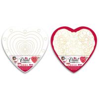 Grafix Schilderen op nummer hart, 9dlg.