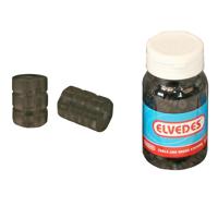 Elvedes rubberen o-ringen voor rem/ schakelkabel ø1,1-1,5mm zwart (potje met 250 stuks)