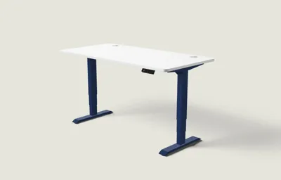 Desktronic HomePro bureau Diepblauw / Wit / 160x80 cm