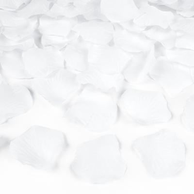 Rozenblaadjes snippers - ivoor wit - 1000x stuks - Bruiloft decoratie - Feestartikelen Rozenblaadjes snippers - ivoor wit - 1000x stuks - Bruiloft decoratie - Feestartikelen