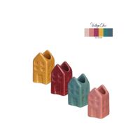 Bloemenvaas huis Amsterdam 3x3x8cm