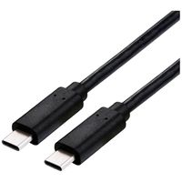 VALUE USB4 Gen3x2 Kabel, C-C, M/M, 8K UHD-2, 40Gbit/s, 100W, zwart, 1 m - thumbnail