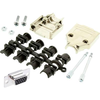 MH Connectors MHDTPK9HD15FS-K D-sub female connectorset 180 ° Aantal polen: 9 Soldeerkelk 1 stuk(s)