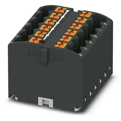 Phoenix Contact 3273300 Verdeelblok 31.2 mm Spanveer Zwart 8 stuk(s) Phoenix Contact 3273300 Verdeelblok 31.2 mm Spanveer Zwart 8 stuk(s)