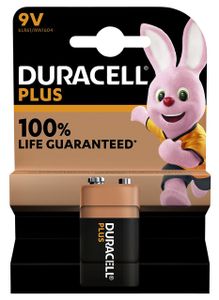 Duracell Plus 100 Wegwerpbatterij 9V Alkaline