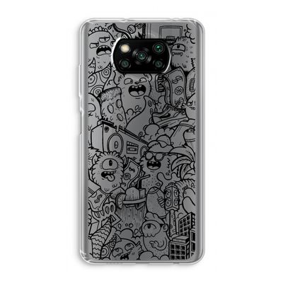 Vexx Black City : Xiaomi Poco X3 NFC Transparant Hoesje