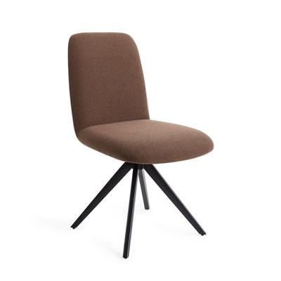 Jesper Home Eetkamerstoel 'Taiwa' Draaibaar, Turn Black, kleur Rustic Rye