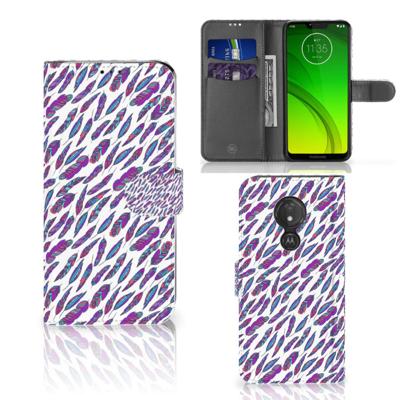 Motorola Moto G7 Power | Telefoon Hoesje | Feathers Color Motorola Moto G7 Power | Telefoon Hoesje | Feathers Color