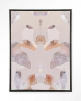 Urban Cotton Wandkleed 'Sand Fox' 80 x 110cm in Floating Frame - black