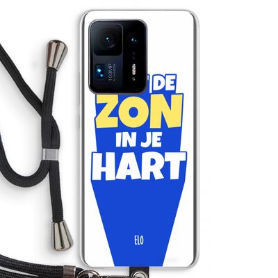 Laat de zon in je hart: Xiaomi Mi Mix 4 Transparant Hoesje met koord