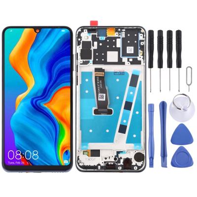 LCD-scherm en digitizer volledige montage met frame voor Huawei P30 Lite/Nova 4e (zwart)