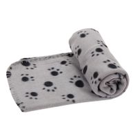 Fleece deken voor hond en kat grijs L