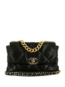 CHANEL Pre-Owned sac porté épaule 19 (2020) - Noir