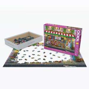 Eurographics puzzel Plush Petals Flower Shop - Paul Normand - 1000 stukjes