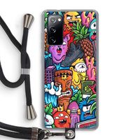 Vexx Mixtape: Samsung Galaxy S20 FE / S20 FE 5G Transparant Hoesje met koord