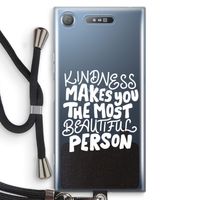 The prettiest: Sony Xperia XZ1 Transparant Hoesje met koord
