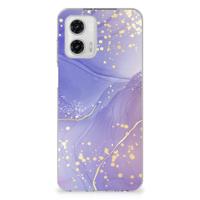 Smartphone hoesje voor Motorola Moto G73 Watercolor Paars