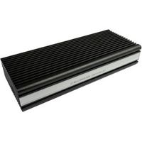 LC-Power LC-M2-C-MULTI-RGB behuizing voor opslagstations SDD-behuizing Aluminium, Zwart M.2