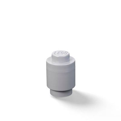 Ronde LEGO-Opbergdoos, 1 liter, Grijs - Polypropyleen - LEGO