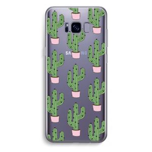 Cactus Lover: Samsung Galaxy S8 Plus Transparant Hoesje