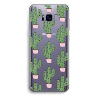 Cactus Lover: Samsung Galaxy S8 Plus Transparant Hoesje