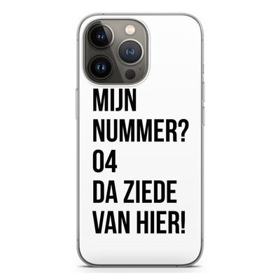 Da ziede van hier: iPhone 13 Pro Transparant Hoesje