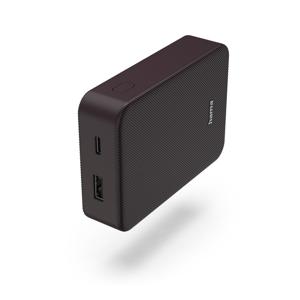 Hama Colour 10 Power Pack 10000 mAh 2 Outputs:USB-C USB-A Powerbank Paars