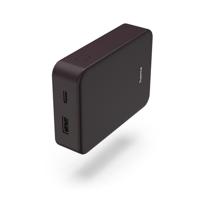 Hama Colour 10 Power Pack 10000 mAh 2 Outputs:USB-C USB-A Powerbank Paars