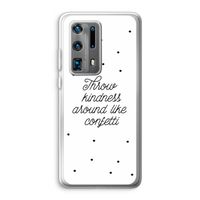 Confetti: Huawei P40 Pro Plus Transparant Hoesje